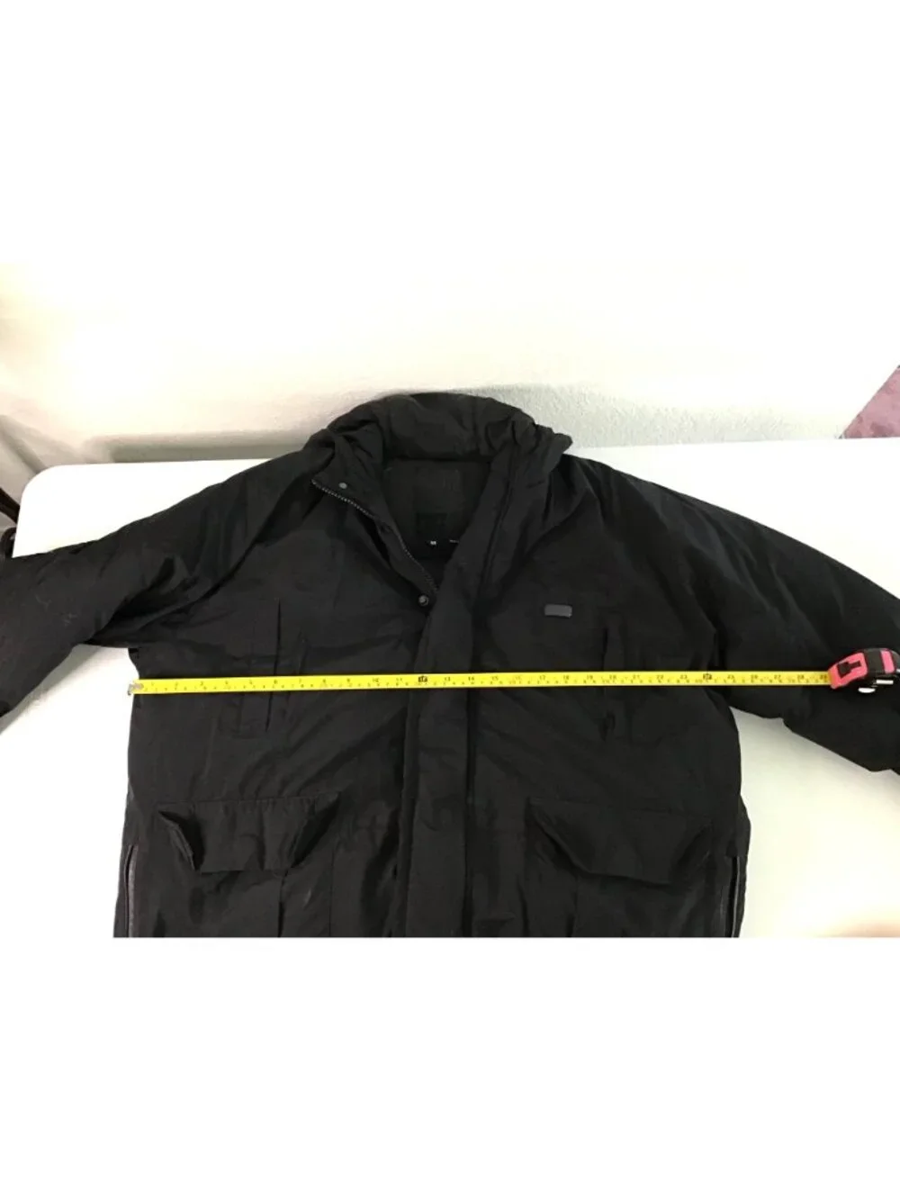 DC- MENS BLACK ULTRA WARM POCKETS ZIPUP PUFFER JACKET SIZE MEDIUM